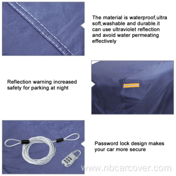 Waterproof multi purpose blue tarpaulin car cover